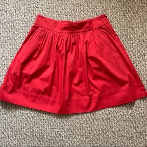 Gorgeous A-Line Red Banana Republic Skirt